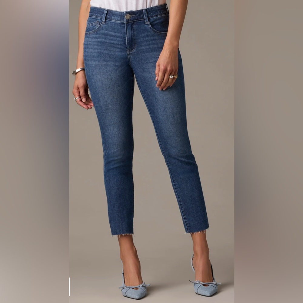 Wit & Wisdom Blue Ankle Cropped Jeans 10